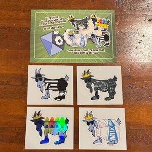 GOAT USA September 2025 Subscription Stickers